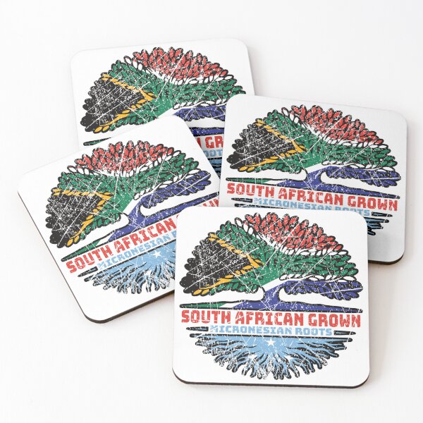 Item preview, Micronesia Micronesian South African South Africa Tree Roots Flag designed and sold by FlagX.