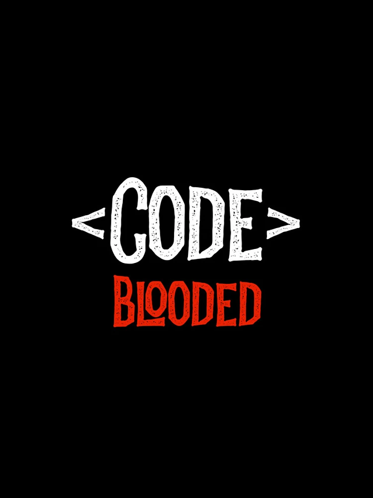 Thumbnail 4 of 4, iPhone Case, Developer Shirt - Code Blooded - Coding Coder Programming designed and sold by farhanhafeez.