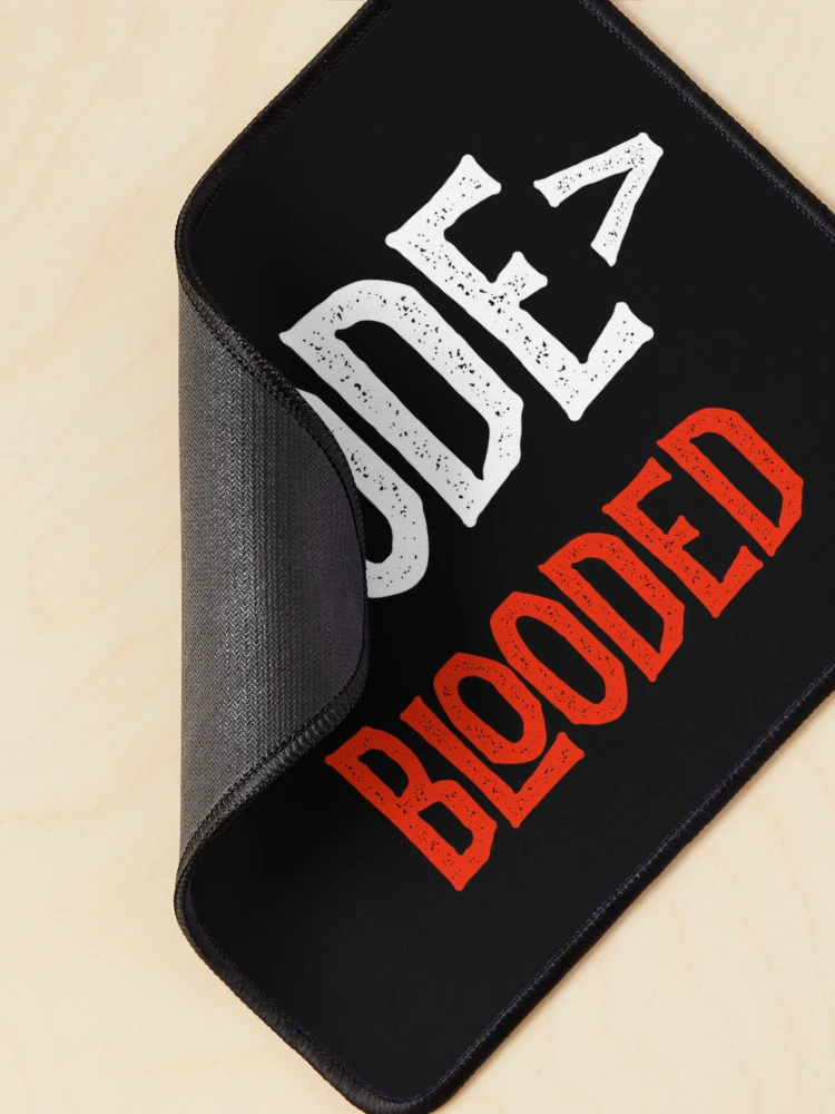 Thumbnail 2 of 5, Mouse Pad, Developer Shirt - Code Blooded - Coding Coder Programming designed and sold by farhanhafeez.