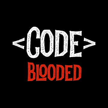 Artwork thumbnail, Developer Shirt - Code Blooded - Coding Coder Programming by farhanhafeez