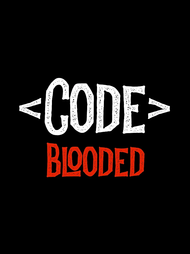 Thumbnail 3 of 3, Scarf, Developer Shirt - Code Blooded - Coding Coder Programming designed and sold by farhanhafeez.