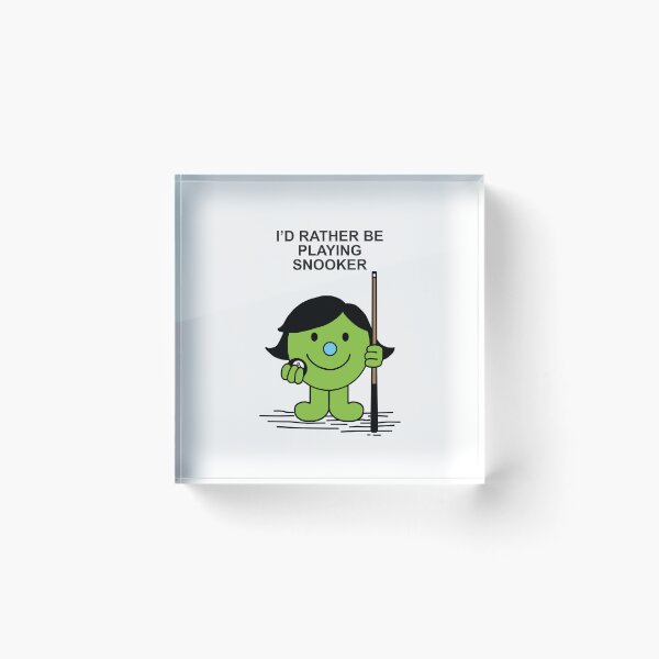 Item preview, Little Miss Id rather be playing Snooker designed and sold by Scat the cat.