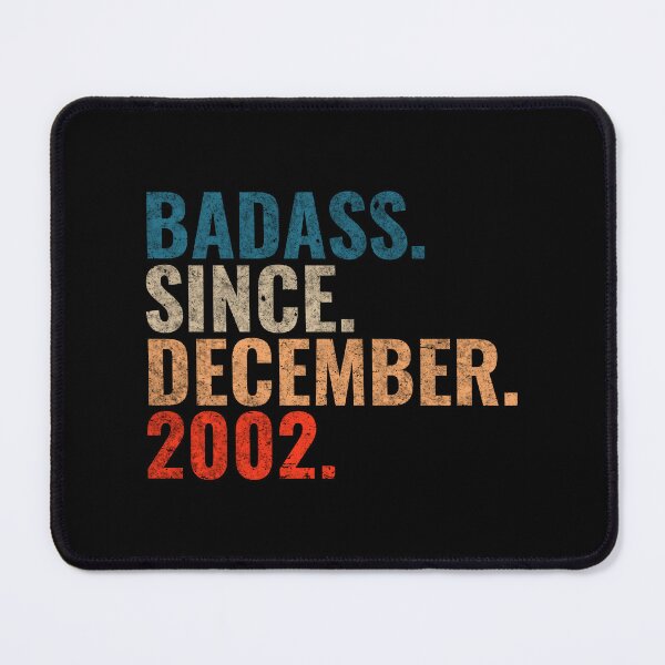 Item preview, Badass since December 2002 Vintage 2002 December birthday gift designed and sold by Teelogic.