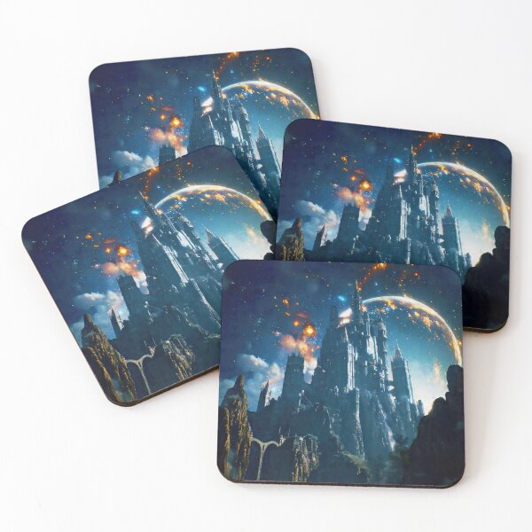 Item preview, Fortress of the Twin Moons designed and sold by AM FineArtPrints.
