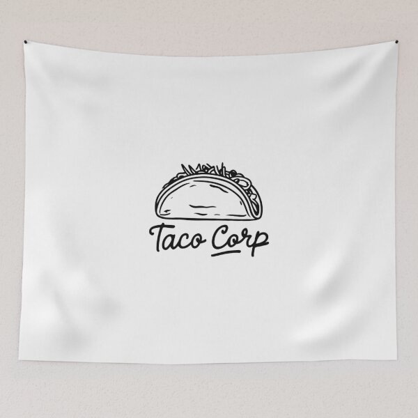 Item preview, Minimalist Taco Corp - Striking and Modern Design designed and sold by Colorful-Garden.