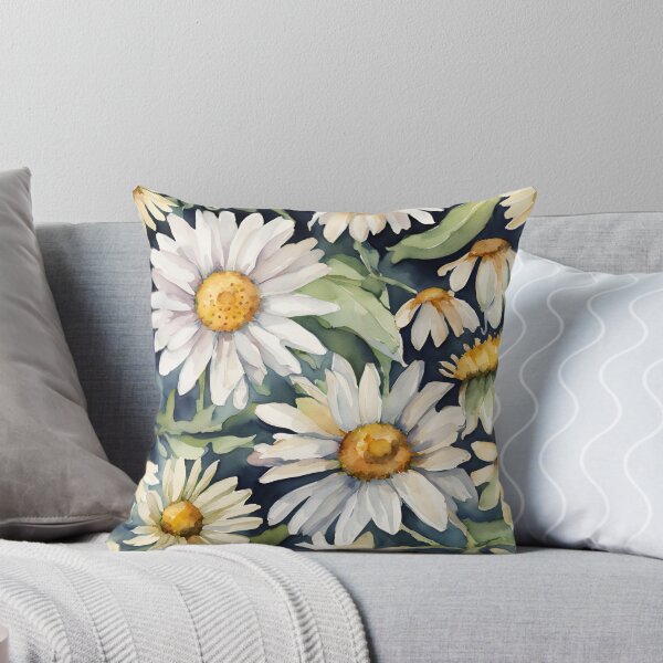 Item preview, daisy watercolor designed and sold by Gokceshop.