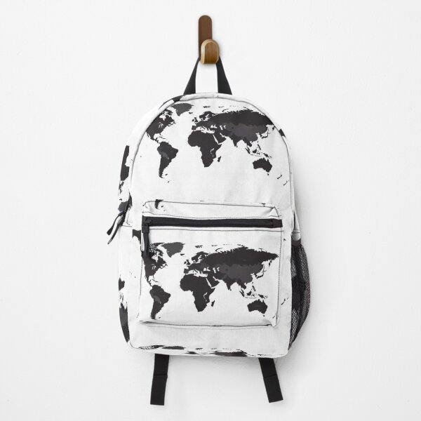 Item preview, World Map Black & White designed and sold by FocusedArt.