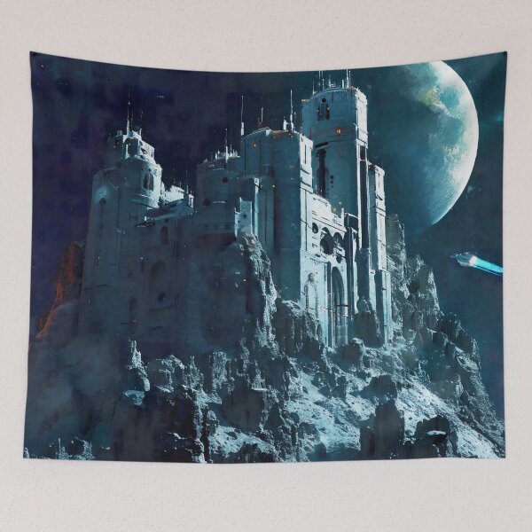 Item preview, Fortress of the Twin Moons designed and sold by AM FineArtPrints.