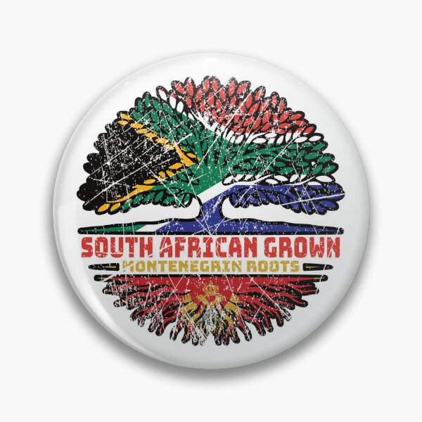 Item preview, Montenegro Montenegrin South African South Africa Tree Roots Flag designed and sold by FlagX.