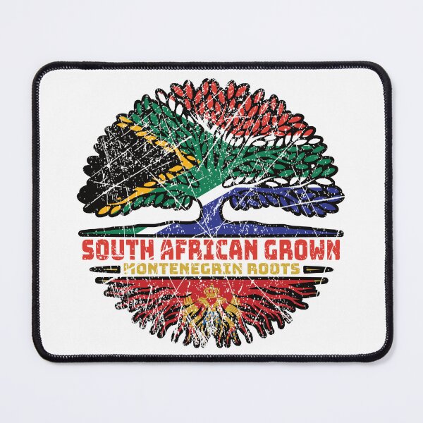 Item preview, Montenegro Montenegrin South African South Africa Tree Roots Flag designed and sold by FlagX.