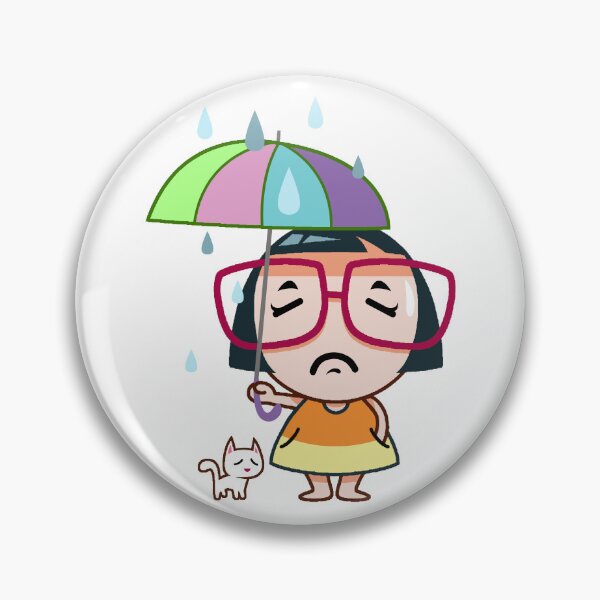 Item preview, woman little child Rain umbrella rain cat designed and sold by Sabbku-ma666.