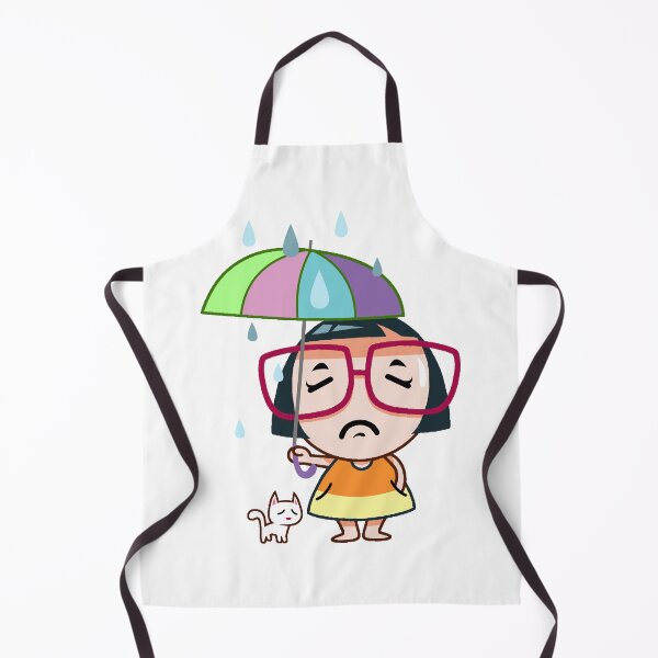 Item preview, woman little child Rain umbrella rain cat designed and sold by Sabbku-ma666.