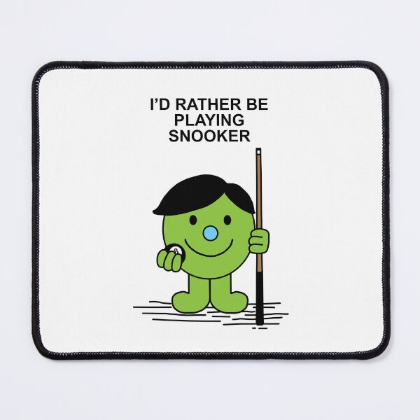 Item preview, Mr Men Id rather be playing snooker designed and sold by Scat the cat.