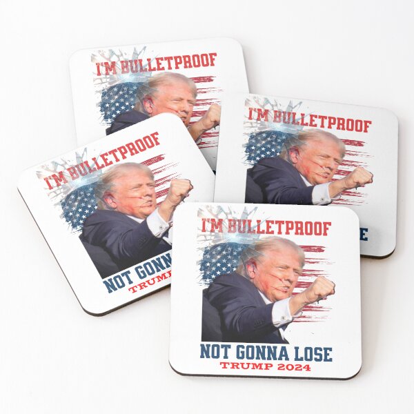 Item preview, I’m Bulletproof, Not Gonna Lose, TRUMP 2024 designed and sold by Vee-Dog.