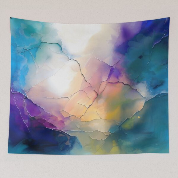 Item preview, Prismatic Fractals: The Shattered Rainbow's Embrace designed and sold by puravidavisions.