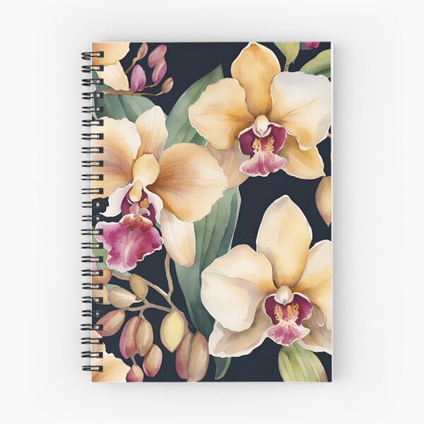Item preview, watercolor orchids designed and sold by Gokceshop.