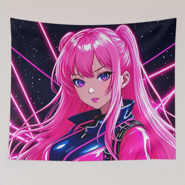 Item preview, Pink anime universe designed and sold by AdultAnime.