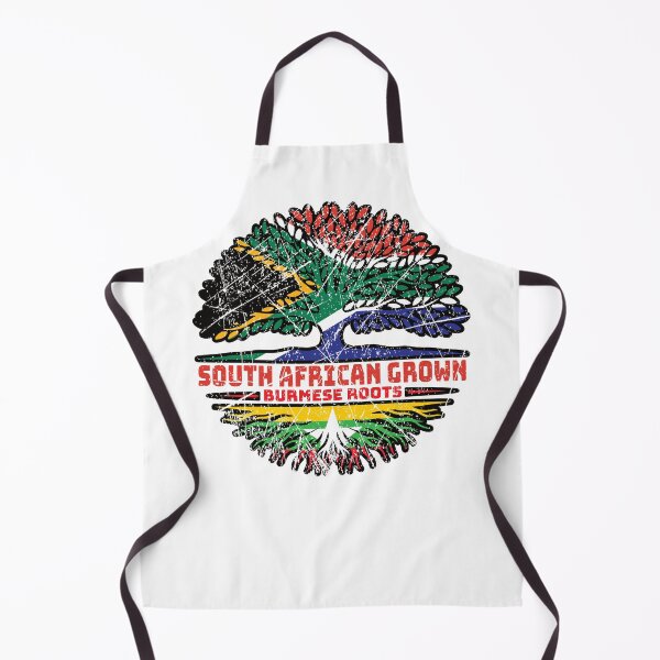 Item preview, Myanmar Burmese South African South Africa Tree Roots Flag designed and sold by FlagX.
