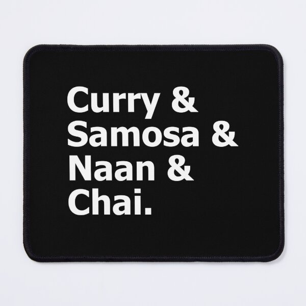 Item preview, Indian Cuisine Lover Curry Samosa Naan Chai Indian Food  designed and sold by The Junto Shop.