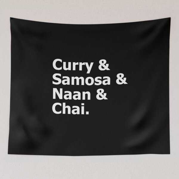 Item preview, Indian Cuisine Lover Curry Samosa Naan Chai Indian Food  designed and sold by The Junto Shop.