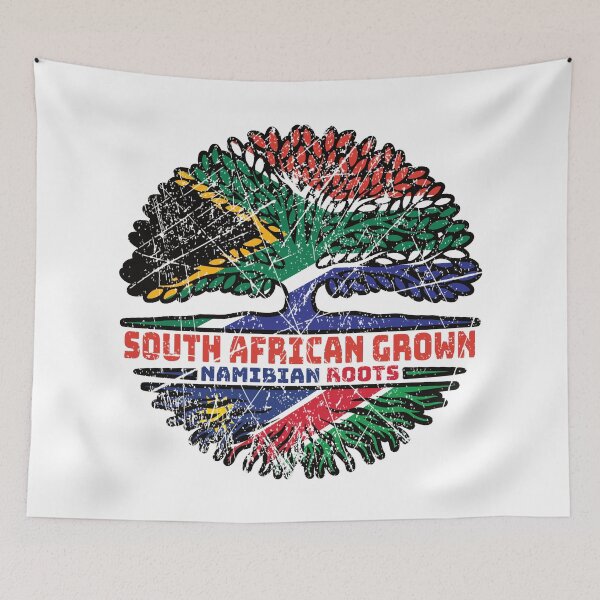Item preview, Namibia Namibian South African South Africa Tree Roots Flag designed and sold by FlagX.