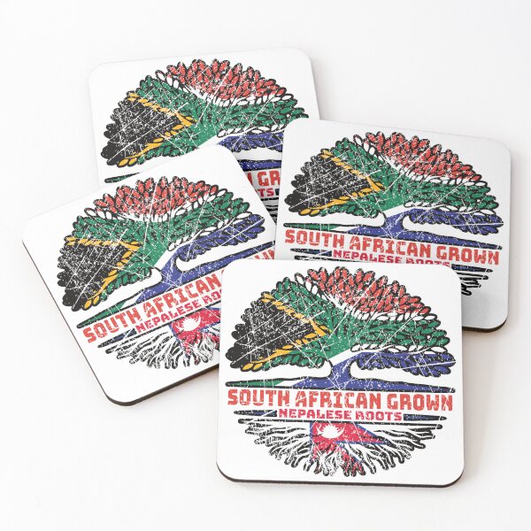 Item preview, Nepal Nepalese South African South Africa Tree Roots Flag designed and sold by FlagX.