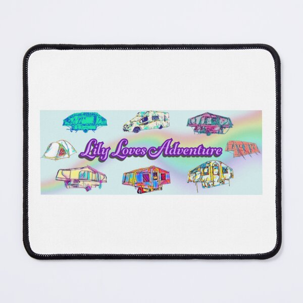 Item preview, Lily Loves Adventure Rainbow Camper Design designed and sold by BeccaAelishe.