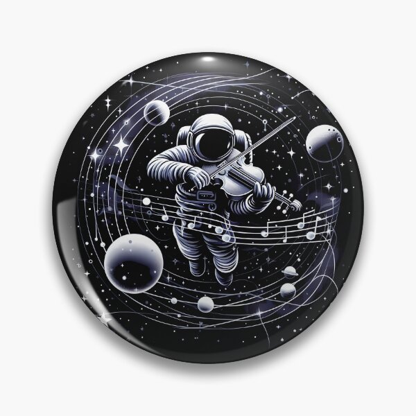 Item preview, Astronaut Violinist: Melodies in the Milky Way designed and sold by zoughlal.