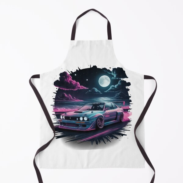 Item preview, Skyline racing car digital art project with moon designed and sold by KRStyleClub.