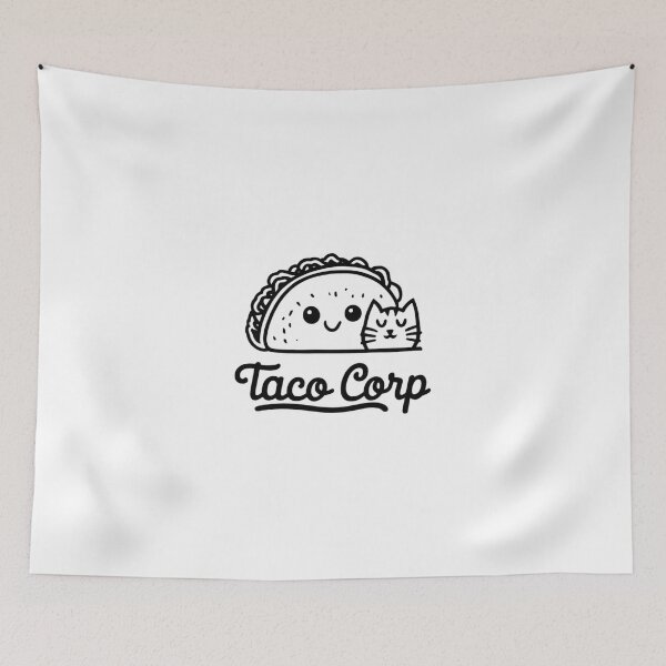 Item preview, Minimalist Taco Corp - Striking and Modern Design designed and sold by Colorful-Garden.