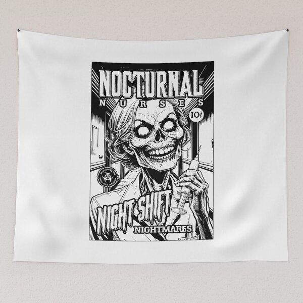 Item preview, Halloween Nurse Funny Zombie Night Shift Nightmare Magazine designed and sold by GrandeDuc.