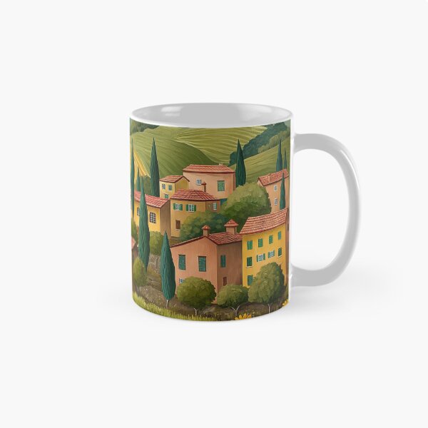 Item preview, Tuscan Dreamscape - Sunflowers and Cypress designed and sold by nshaltiel.
