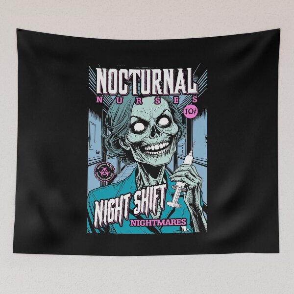 Item preview, Halloween Nurse Funny Zombie Night Shift Nightmare Magazine designed and sold by GrandeDuc.
