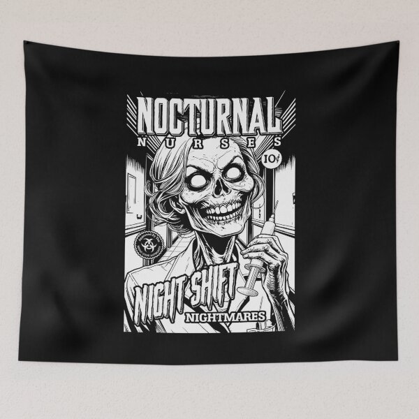 Item preview, Halloween Nurse Funny Zombie Night Shift Nightmare Magazine designed and sold by GrandeDuc.