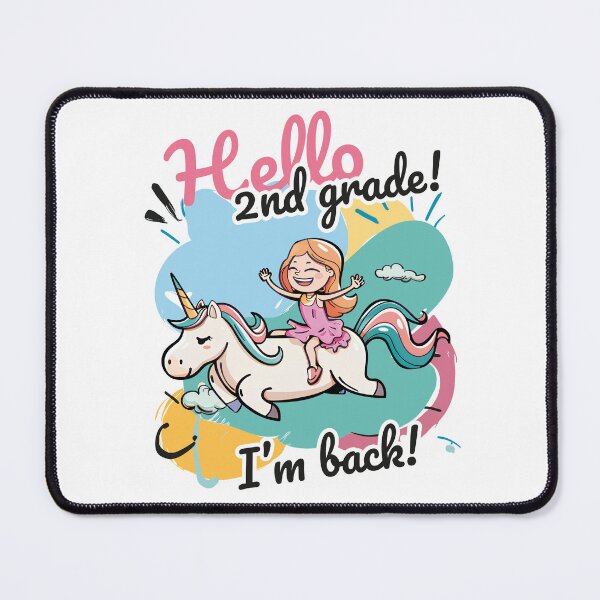 Item preview, Hello 2nd Grade! I'm back! Unicorn designed and sold by SiskinArt.