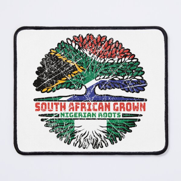 Item preview, Nigeria Nigerian South African South Africa Tree Roots Flag designed and sold by FlagX.