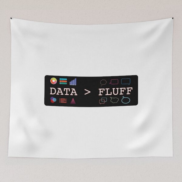 Item preview, Data Science and Statistics - Data is Greater than Fluff - Data Nerd Geek designed and sold by farhanhafeez.