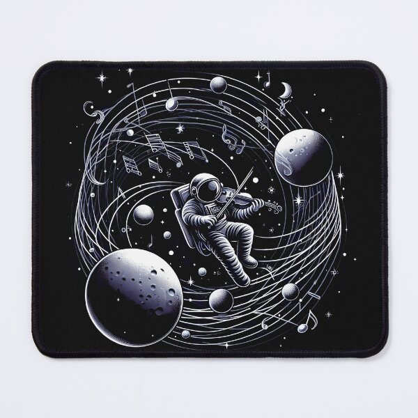 Item preview, Celestial Symphony: Astronaut Playing Violin in Space designed and sold by zoughlal.