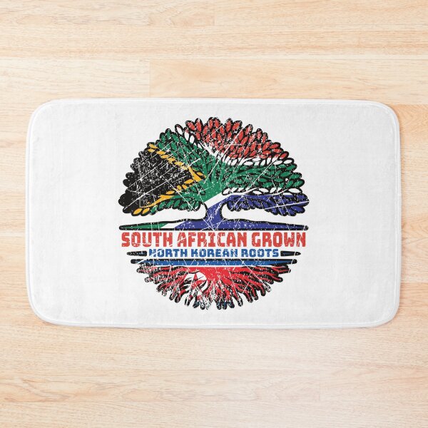 Item preview, North Korea North Korean South African South Africa Tree Roots Flag designed and sold by FlagX.