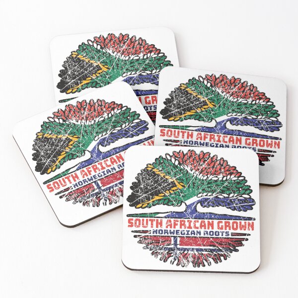 Item preview, Norway Norwegian South African South Africa Tree Roots Flag designed and sold by FlagX.
