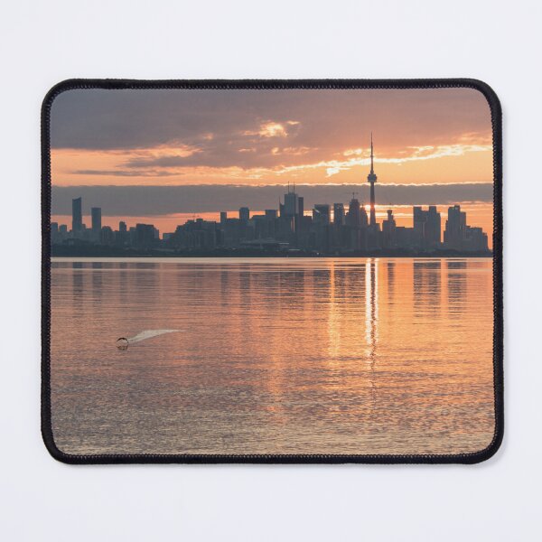 Item preview, Downtown Toronto Sunrise with One Wild Bird designed and sold by Georgia Mizuleva.