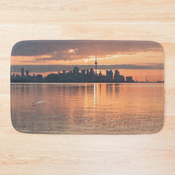 Item preview, Downtown Toronto Sunrise with One Wild Bird designed and sold by Georgia Mizuleva.