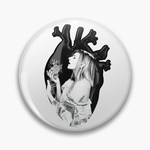 Item preview, AURORA Aksnes ¿Qué pasó con el corazón? En blanco y negro designed and sold by incloudines.