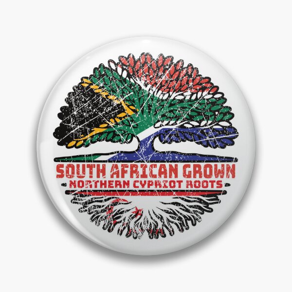 Item preview, Northern Cyprus Northern Cypriot South African South Africa Tree Roots Flag designed and sold by FlagX.