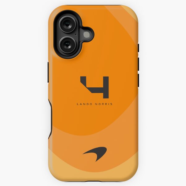 Item preview,  Minimalistic Lando Norris Mclaren Formula 1 Team inspired pastel blue iphone Cover and Samsung mobile case best gift for F1 fans designed and sold by Pink Polar F1.