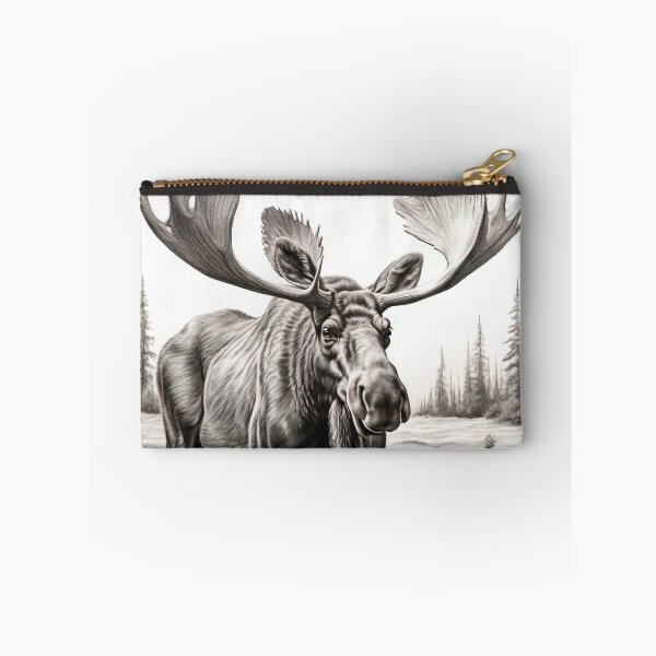 Item preview, Moose pencil drawing designed and sold by Pencil-Art.