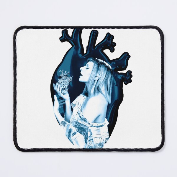 Item preview, AURORA Aksnes What Happened To The Heart ? Dark Blue designed and sold by incloudines.