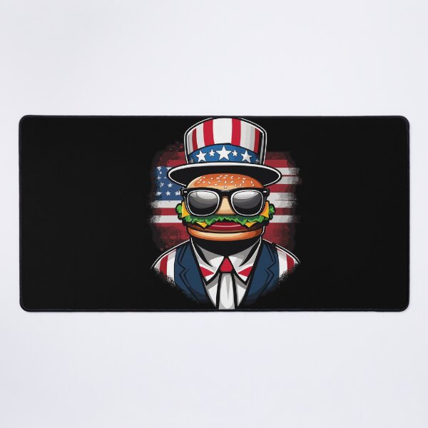 Item preview, Patriotic Hamburger Funny BBQ Cookout 4th of July designed and sold by LuminOrb.