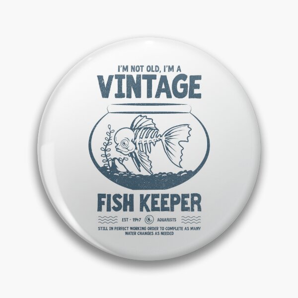 Item preview, Vintage Fish Keeper Tropical Fish Birthday Born In 1947 designed and sold by JRRTs.
