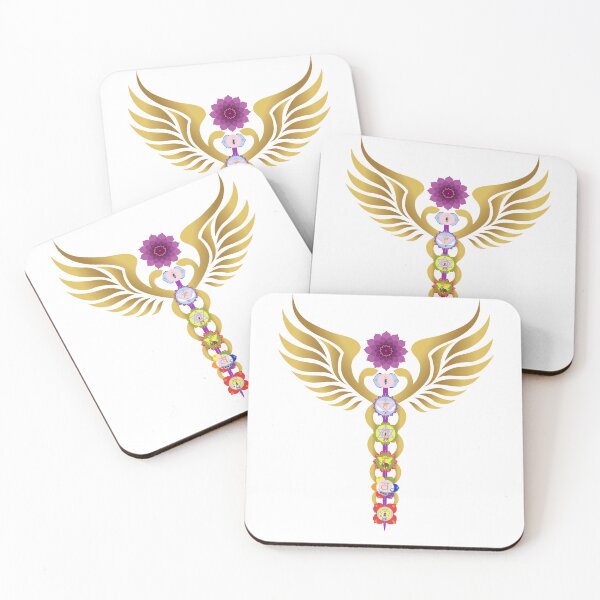 Item preview, Kundalini Symbol Caduceus & 7 Chakras designed and sold by Ajla-Art.